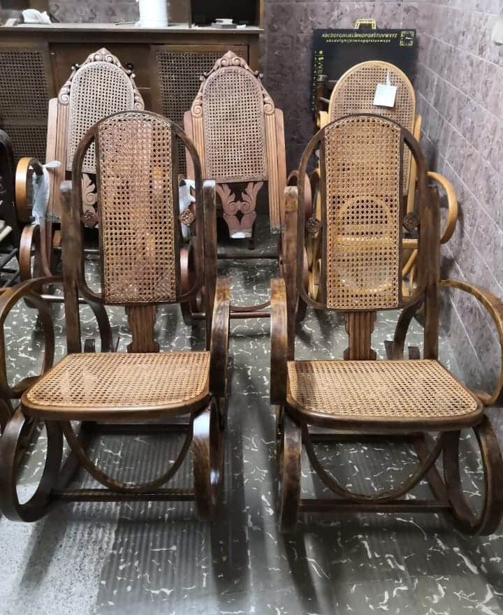Rejilla clásica revitalizada en muebles